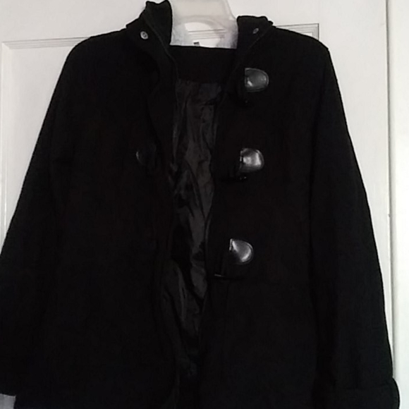 Jackets & Blazers - Black pea coat